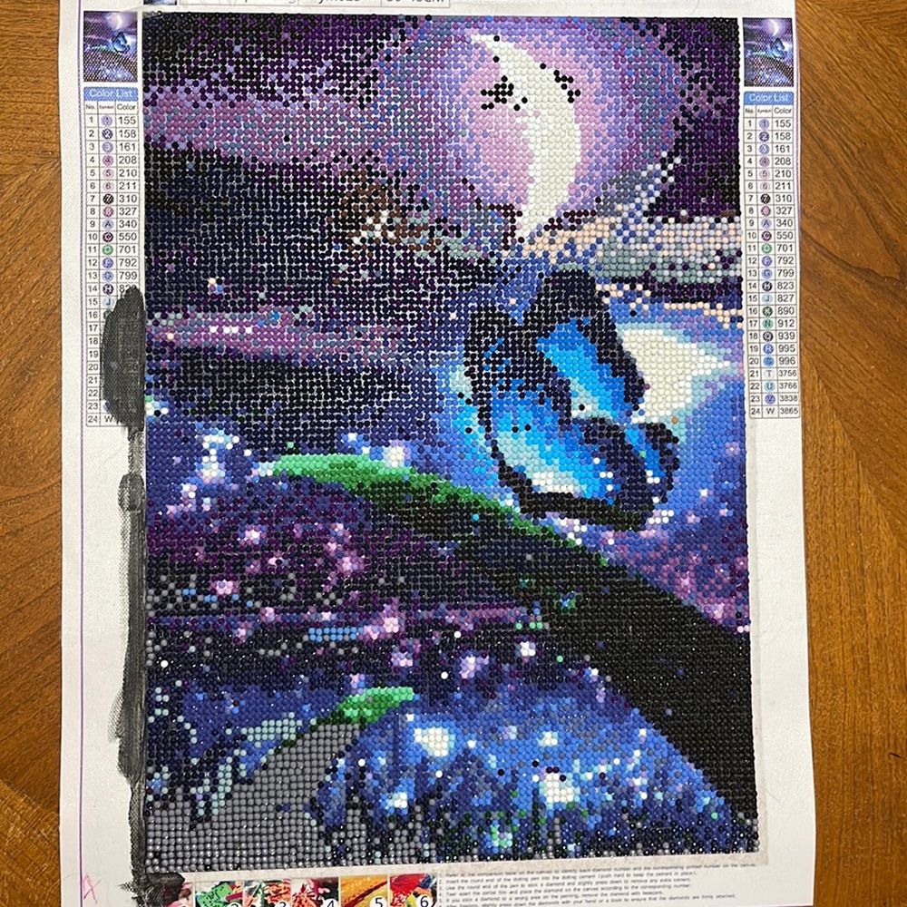 Completed Diamond painting